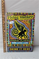 Flying Monkey Beer Sign