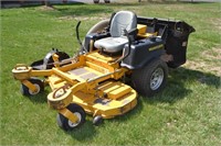 Hustler Super Z zero turn lawn mower with 60" deck