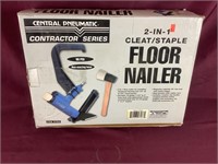 Cleat/Stapler Floor Nailer By Central Pneumatic