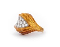 Tiffany & Co. 18K Yellow Gold Diamond Ring