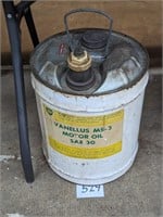 BP 5 Gallon Oil Can