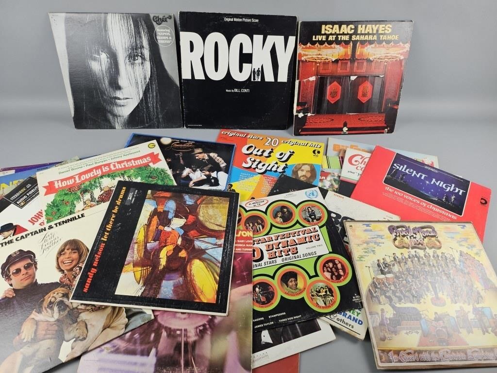 Vintage Cher, Rocky, Isaac Hayes Records & More