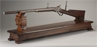 Walnut Victorian style, custom, footed Rifle Stand