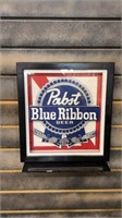 Blue ribbon Pabst shadow box 10"x11”