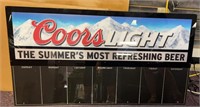 Coors light calendar 42"x23?