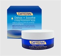 (2) Differin Detox + Soothe 2-Step Treatment Mask