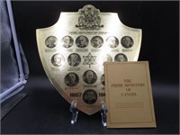 Prime Ministers of Canada Shield and Book