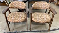 Pair of Mid Century Gunlocke Chairs -