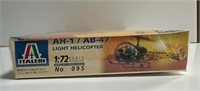 AH-1 / AB-47 Light Helicopter Model Kit 1:73 Scale