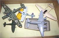 Box of various model aeroplanes