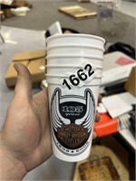 Harley Davidson 105 Year Plastic Cups
