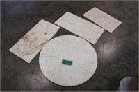 4 - Pcs 1/2 Fish Cleaning Poly Board