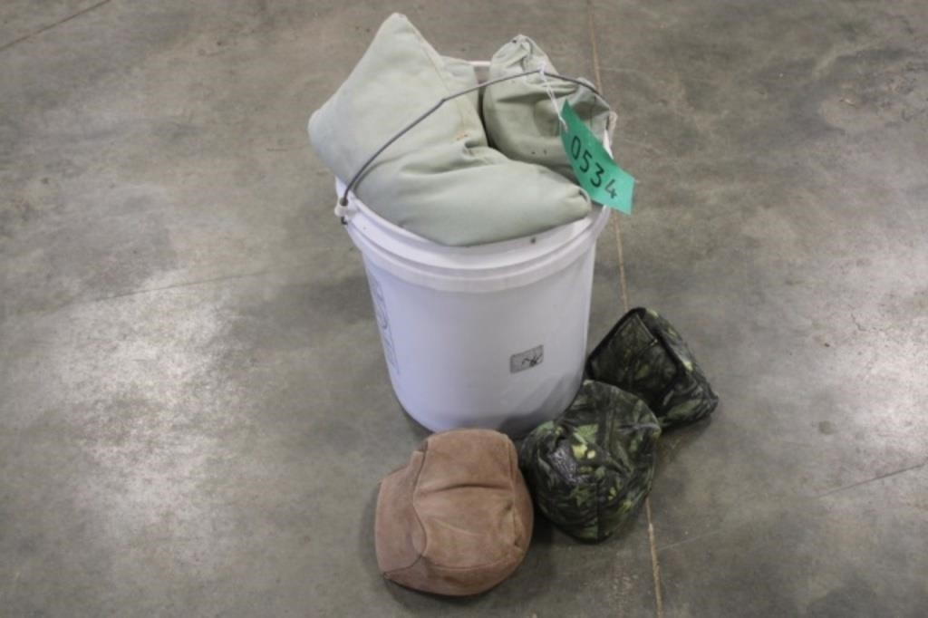 Bucket of Shooting Sand Bags