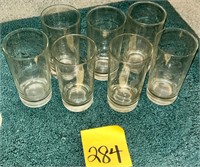 Set of Etched Glasses