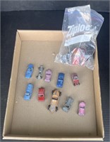(E) Assorted Toy Metal Cars Including Tootsie Toy