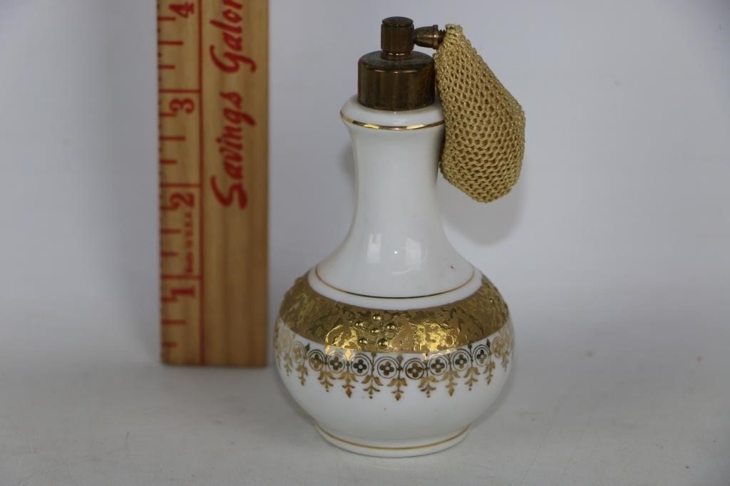 Vtg Lefton China Perfume Atomizer Bottle