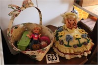 Basket of Dolls & Miscellaneous(R7)