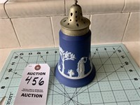 Antique Wedgwood Jasperware Blue Sugar Shaker