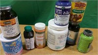 New LOT OF 9 various dietary supplements including