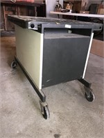 Industrial Office Printer Stand - Cart w/Casters