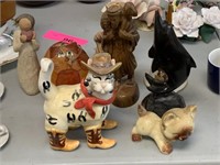 LOT OF VARIOUS FIGURINES / DECOR