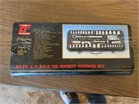 CP 62 Pc 1/4 and 3/8 Socket Set