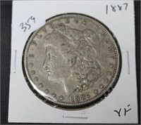 1887 MORGAN DOLLAR  VF