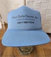 Vintage Snapback Trucker Hat Blue Korea