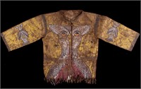Pueblo Indian Polychrome Painted Shirt c.1890-1910