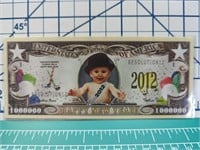 Happy New Year 2012 banknote