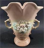 VTG Hull Pottery Art Vase: Water Lily Design