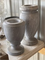 2 Stoneware Urns