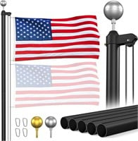 Panta Flag Pole for Outside In Ground, 16FT