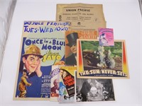 1930s Lobby/Window Cards/Heralds + More