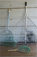 Lot of 3 Fishing Nets