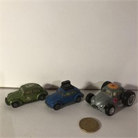 3 VOLKSWAGON CARS HUSKEY, CORGI JUNIOR & ZYLMAX