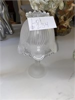 Ornate Vintage Frosted Glass Fairy Lamp