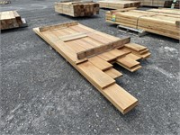 (180) LF Of Cedar Lumber Mixed Sizes