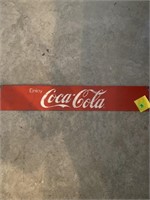 Metal Coca-Cola sign 36 x 6”