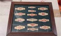 Vintage Cigar Wraps in Display