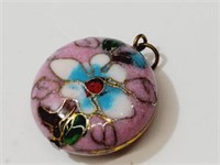 Cloisonne Flower Pendant