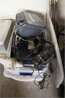 Tote of electronic miscellaneous