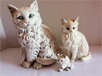 3 Decorative Cats
