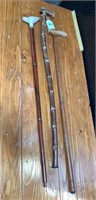 Three Wooden Canes