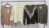 (4) Misc. Women's Sweaters Sz. L