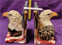 PAIR OF AMERICANA BOOKENDS