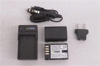 2-Pk Wasabi Power Battery & Charger for Fujifilm