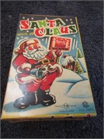 TIN WIND-UP ANIMATED SANTA CLAUS -- MADE IN JAPAN