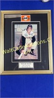 Signed 8x10 Framed Photo Giants Willie Mays “The