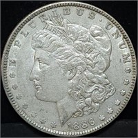 1886 Morgan Silver Dollar Nice